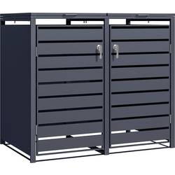 Phoenix GB2213AAK Series GB Mülltonnenbox Anthrazit 240 l 2 Mülltonnen