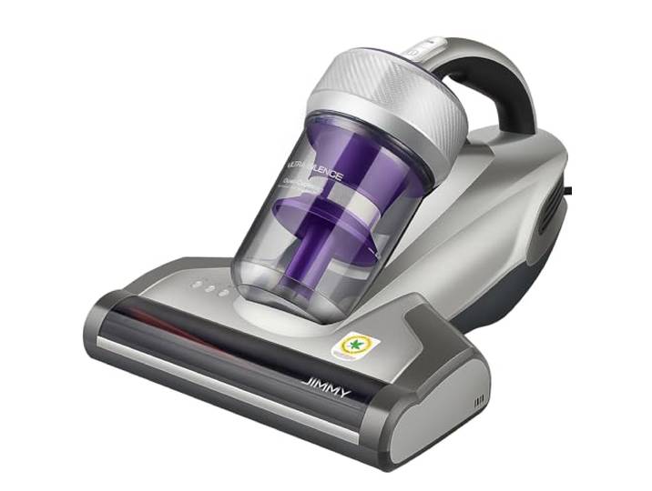 Jimmy JV35 Milbensauger für Matratzen mit UV-C Licht 700W Leistung, Matratzensauger mit Heißer Wind Funktion, Doppelter Zyklon, Bett-Staubsauger und Matratzenreiniger für Matratzen, Betten, Sofa