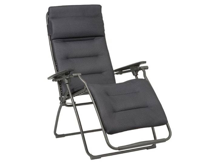 Lafuma Futura XL Relaxliege Stahl/BeComfort Dunkelgrau
