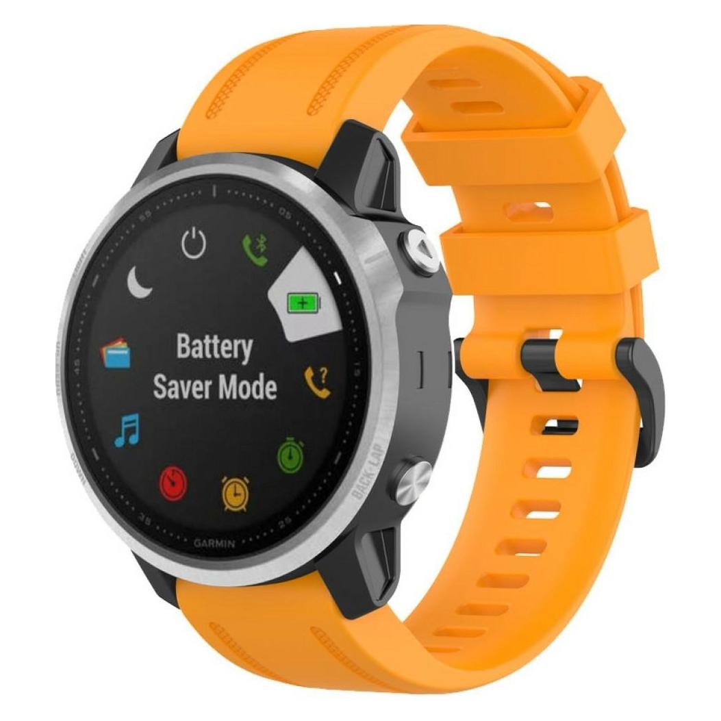 Beline Strap Watch 2 for Garmin Fenix 8/Fenix 7S/Fenix 6S/Fenix 5S/mk3/mk3i/Instinct 2S orange (20 mm, Silicon) (Beli04229)