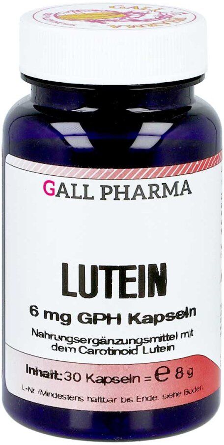 Lutein 6 mg Kapseln 30stk