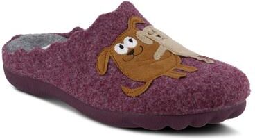 Women's Petlove Slippers by Flexus by Spring Step in Bordeaux (Size 5 1/2 M)