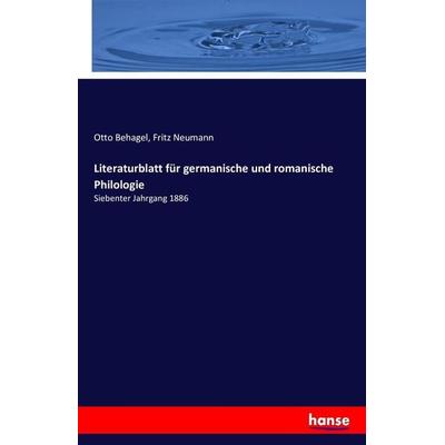 Literaturblatt für germanische und romanische Philologie, Taschenbuch von , Hansebooks, 978-3-7411-9689-8