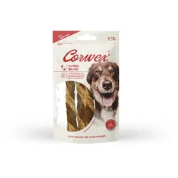 Corwex Puffed Zopf Ente und Lachs 50g Hundesnack