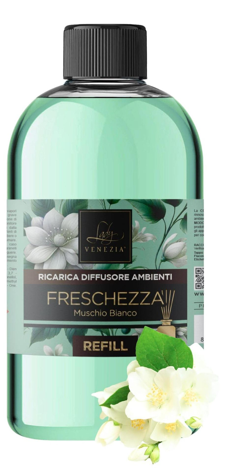 Dripio Geurstaafjes navulling Witte Muskus 500 ml voor diffusers