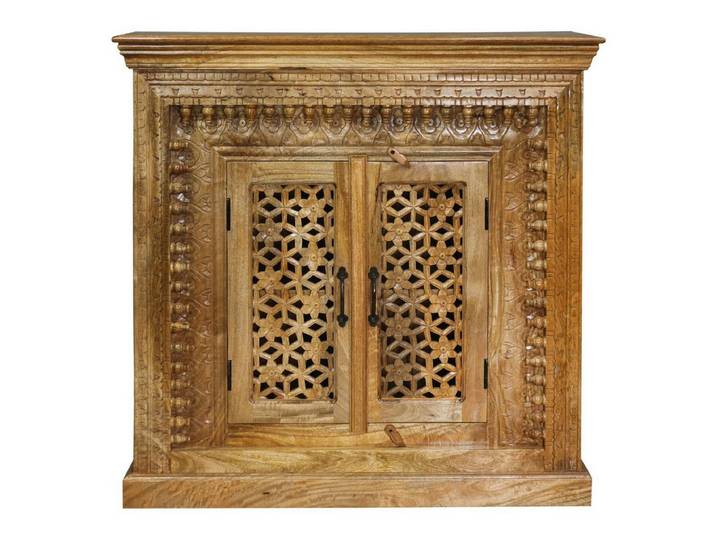 Oriental Galerie Unterschrank Holz Natur Sideboard Rena Indien 100 cm
