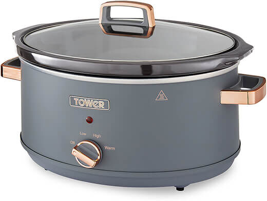 Tower Cavaletto 6.5L Slow Cooker Grey