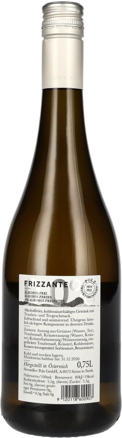 Weingut Polz Polz Frizzante alkoholfrei 0,75l