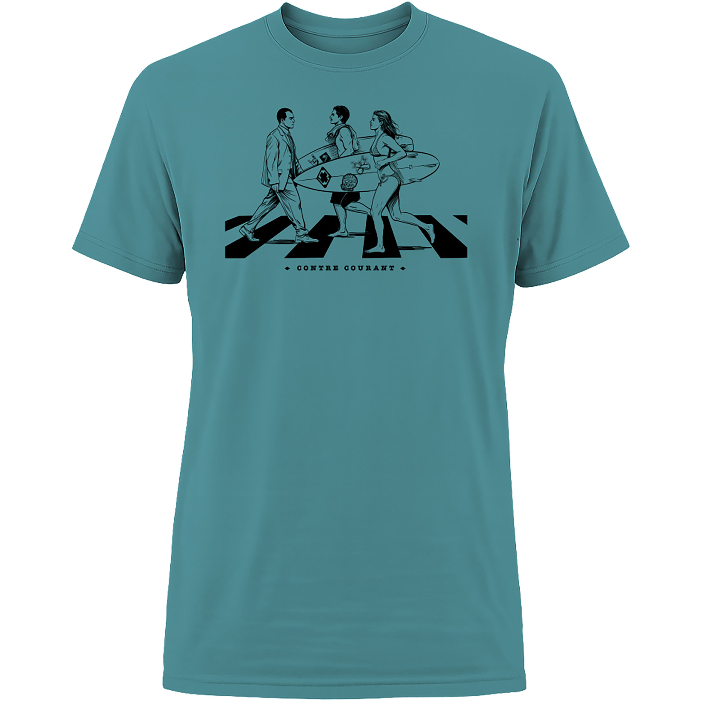 Nograd Contre Courant Herren T-Shirts blau Größe L Bouldern | Lifestyle Widerstandsfähig