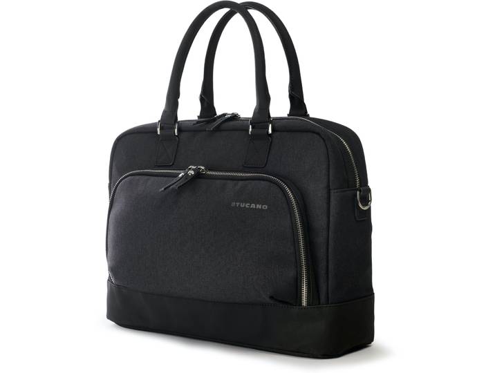 TUCANO Laptop-Tasche Nota schwarz Stoff 13 Zoll
