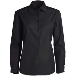 Damen Bluse langarm "15368" - L - schwarz