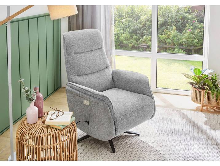 Jockenhöfer Gruppe TV-Sessel Miami, B: 74 cm, Sitzhöhe: 47 cm, elektr. Relaxfunktion, Heizfunktion & Massage, 2 Motoren