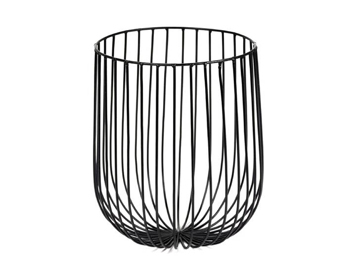 Serax - Catu Korb, Ø 20 x H 25 cm, schwarz