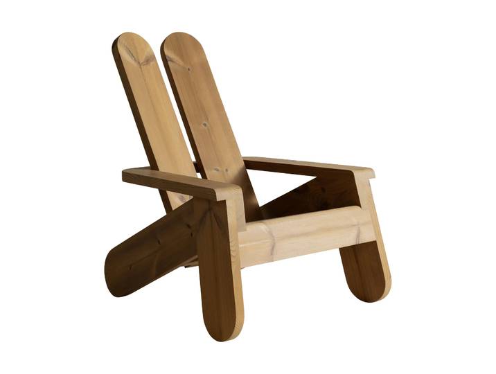 Vaarnii 015 Peace Outdoor Lounge Chair Loungesessel Thermobehandelte Kiefer
