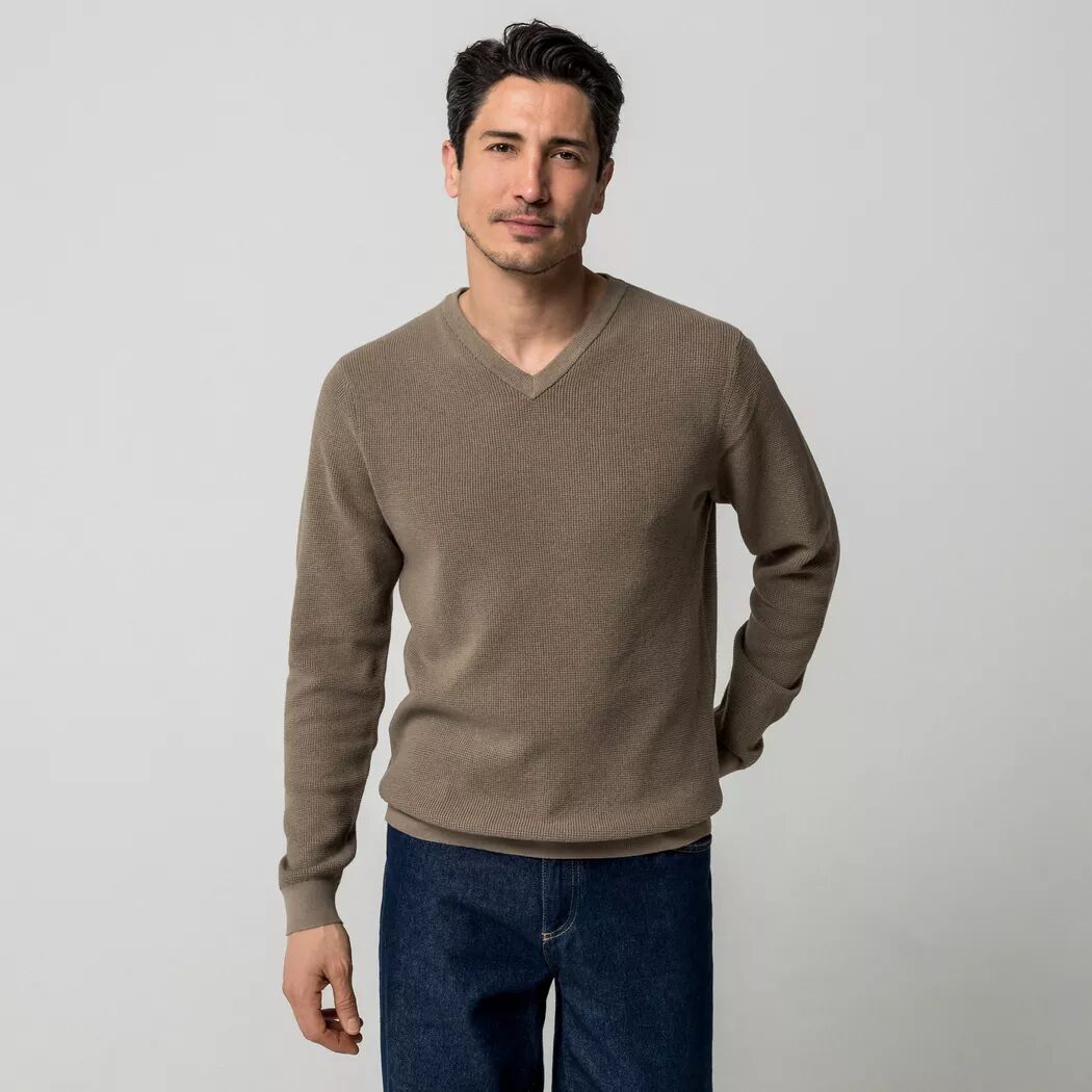 Manor Man - Pullover, für Herren, Taupe, Größe S