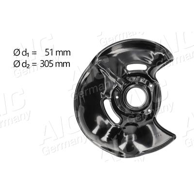 AIC Spritzblech, Bremsscheibe 56413 Vorderachse links für Mercedes