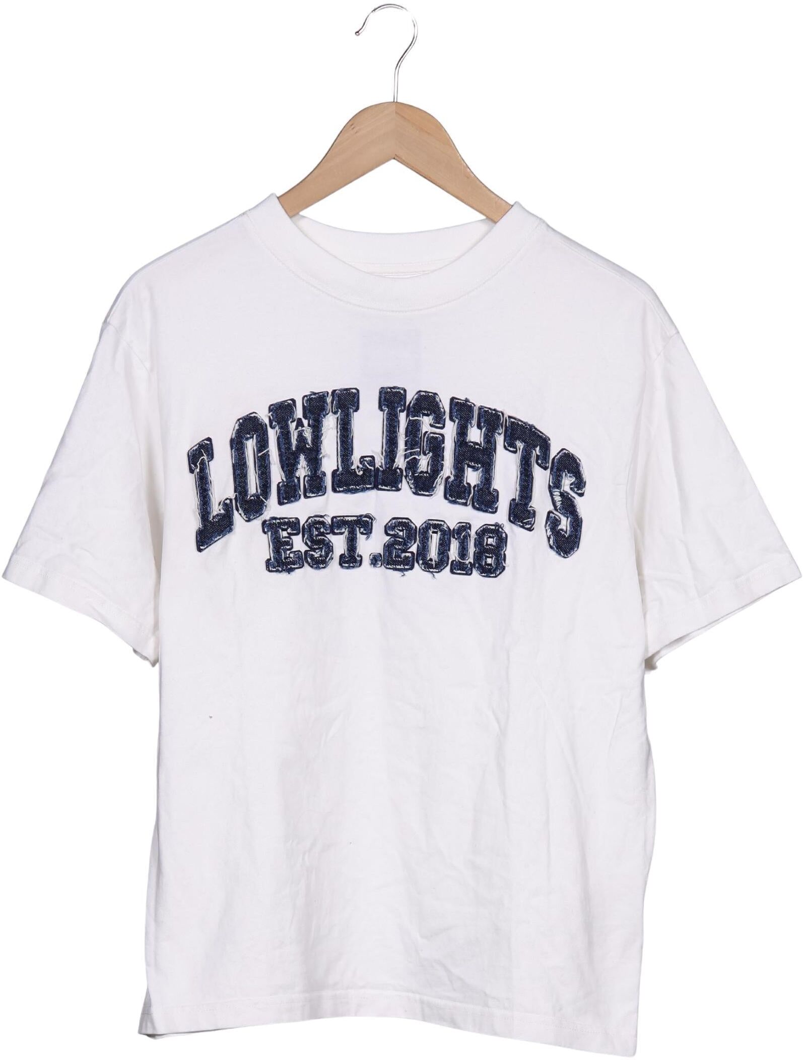 Low Lights Studios Herren T-Shirt, Weiß, Gr. XS, Baumwolle - Second Hand