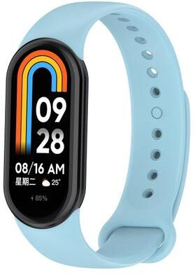 United Xiaomi Mi Band 8 Silicone Watch Band Soft Replacement Wrist Strap blue