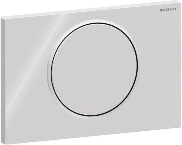 Geberit Betätigungsplatte Sigma 10 Round 115758KH5 Platte/Taste glanz, Ring matt, Kunststoff, für Spül-Stopp-Spülung