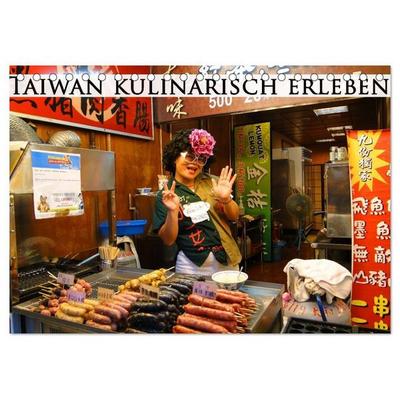 Taiwan kulinarisch erleben (Tischkalender 2027 DIN A5 quer), CALVENDO Monatskalender
