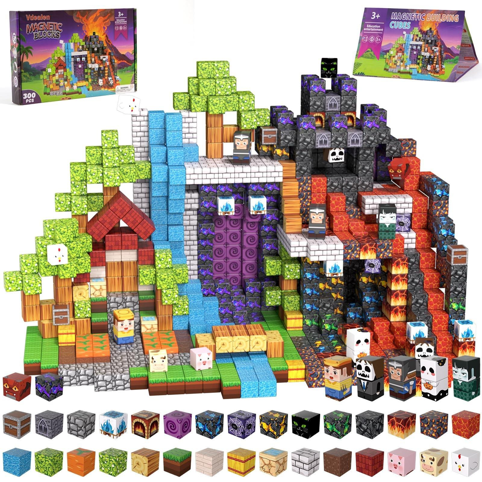 Bouwblokset met 300 magnetische blokken