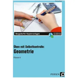 Üben mit Selbstkontrolle: Geometrie, Schulbücher von Thomas Röser