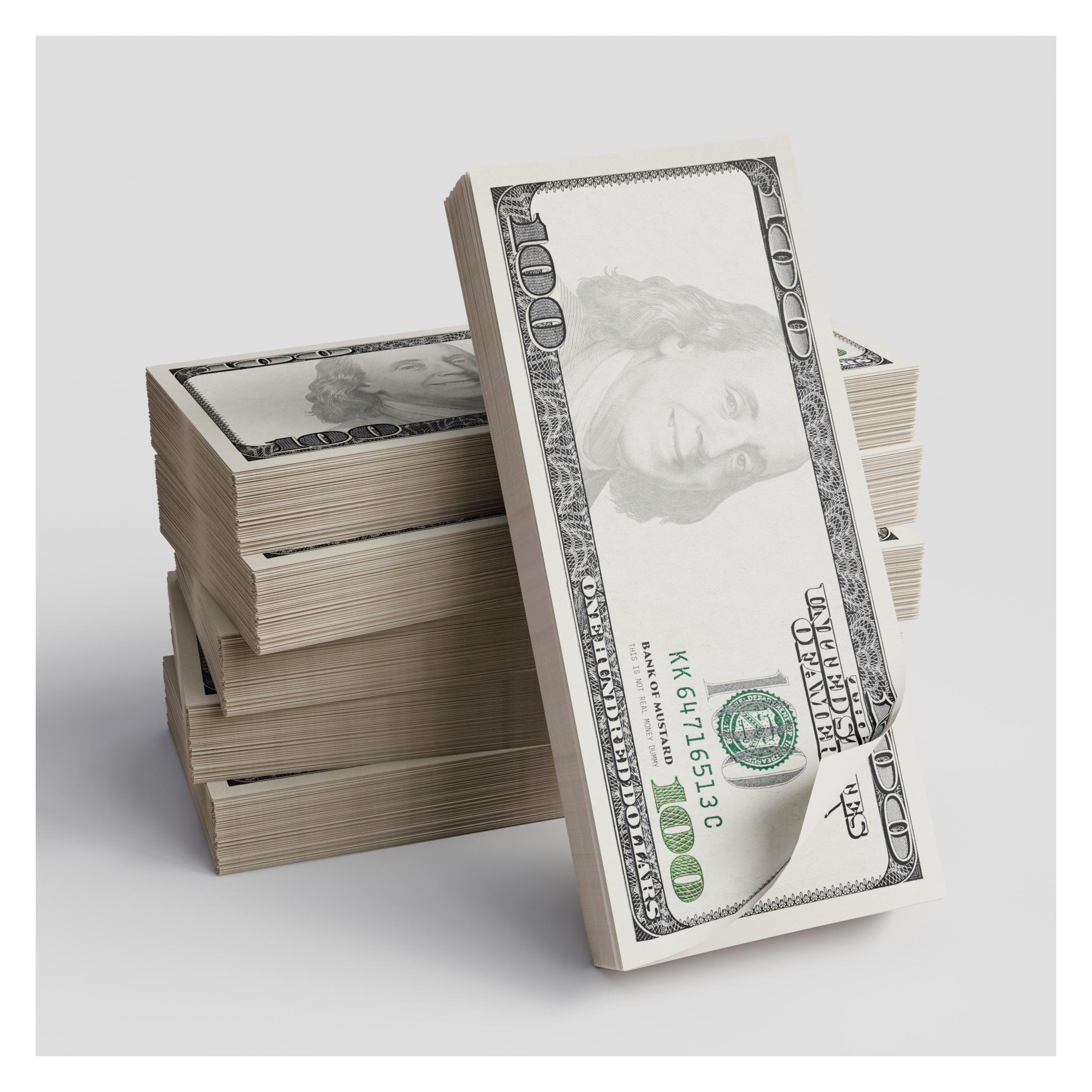 Mustard - Cash Sticky Notes - 3 inches by 6 inches (76.20 x 152.40 mm) (M16246)