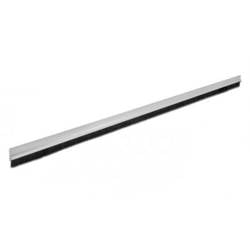 Delock 66649 19 Zoll Netzwerkschrank-Bürstenleiste Aluminium Profil Aluminium, Schwarz