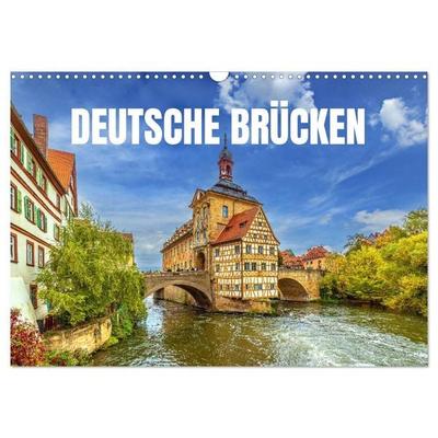 Deutsche Brücken (Wandkalender 2027 DIN A3 quer), CALVENDO Monatskalender