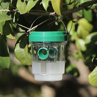 Kunststoff-Bienenfallen, Insektenköderflasche, Wespenfänger für drinnen und draußen für Haus, Küche, Pflanzen, Bäume, fliegende Insekten, Schädlingsbekämpfung