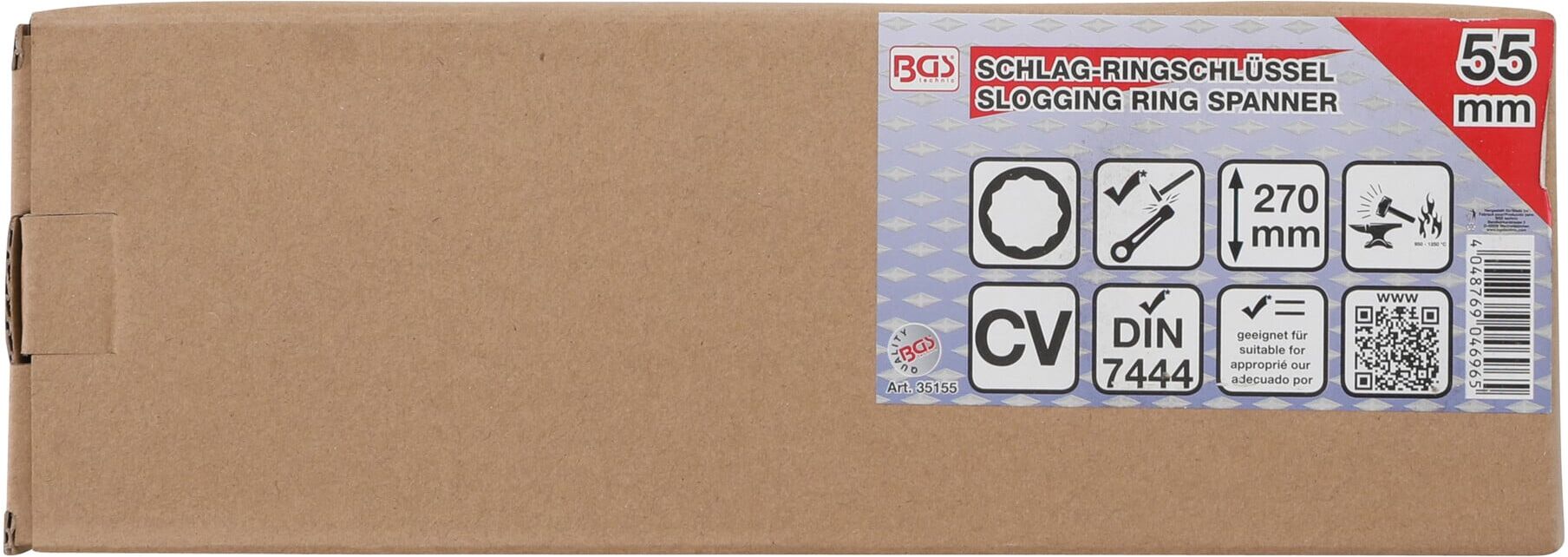 BGS Schlag-Ringschlüssel 35155, SW 55 mm ; BGS technic)
