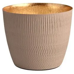 Madras Windlicht M Struktur sandstone