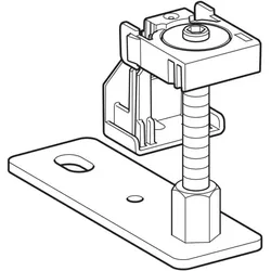 Geberit Ersatzteile Fuß stockwerksdurchdringend, für Geberit Duofix Installationsrahmen, 246417001 246417001