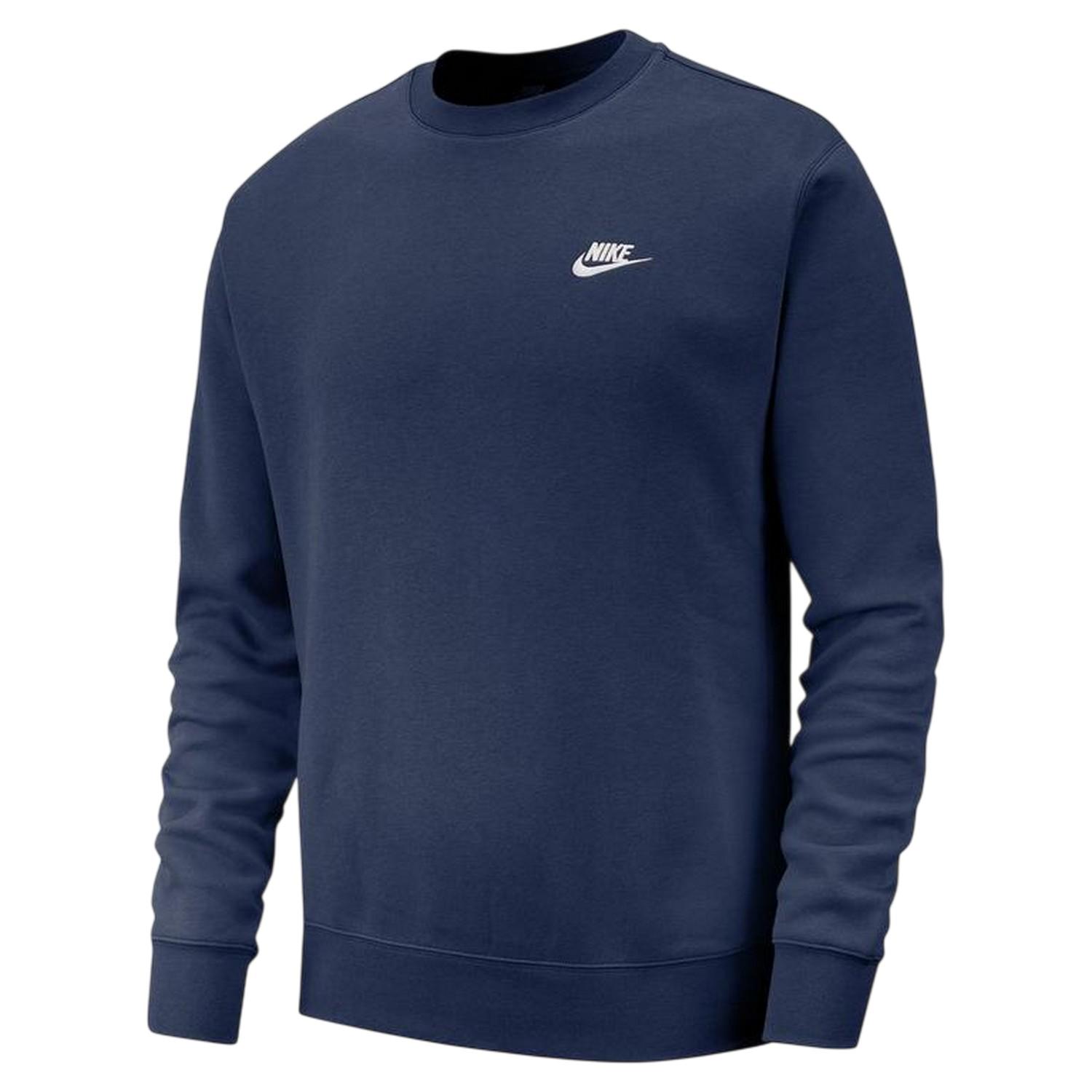 Nike - "Club" Sweatshirt für Herren, Rundhalsausschnitt (Mitternachtsblau)