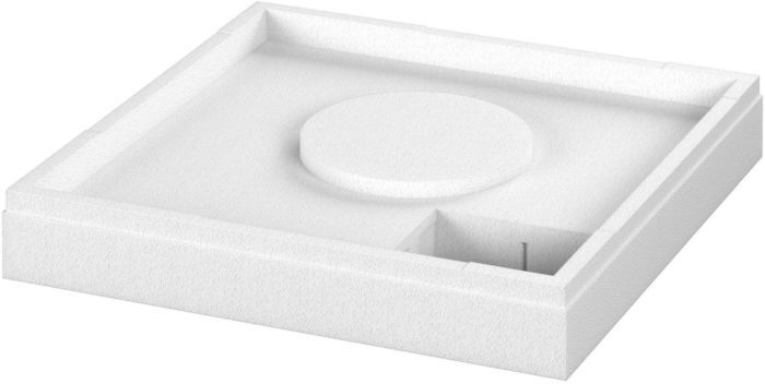 Poresta systems Duschwannenträger 17030573 900 x 900 x 25 mm, für Kaldewei Superplan
