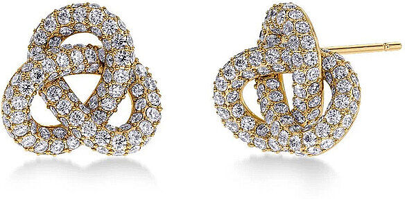 EDBLAD Ohrstecker INFINITY KNOT SPARKLE STUDS Large Gold gold EG