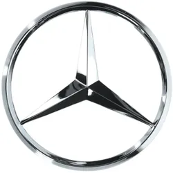 Mercedes-Benz Stern Heckklappe CLK-Klasse 209 silber A2097580058