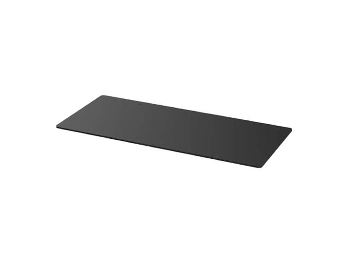 pro.tec Tischplatte Kirkkonummi Schreibtischplatte Bürotischplatte Tischfläche für Schreibtisch Arbeitsplatte Massivholzplatte 180x80 cm Schwarz