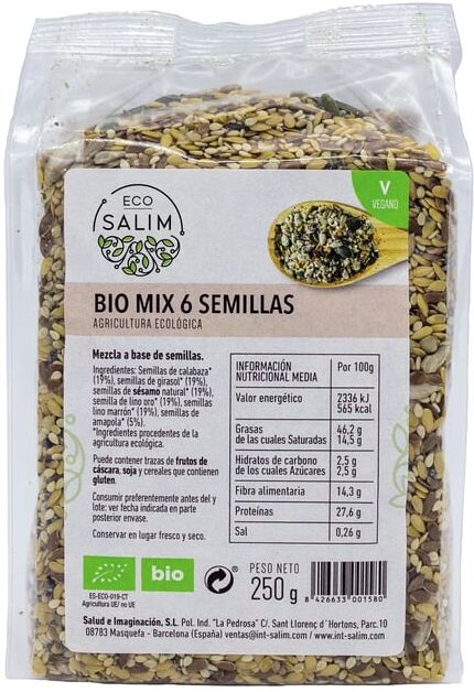 Eco-Salim BIO MIX 6 SEMENTES 250g