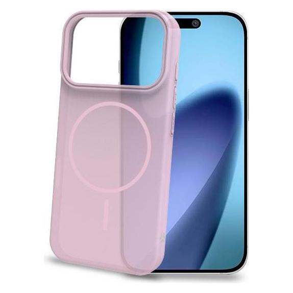 Celly MagSand Harte Hülle Rosa Magsafe für (Apple iPhone 17 Pro) (MAGSAND1151PK)