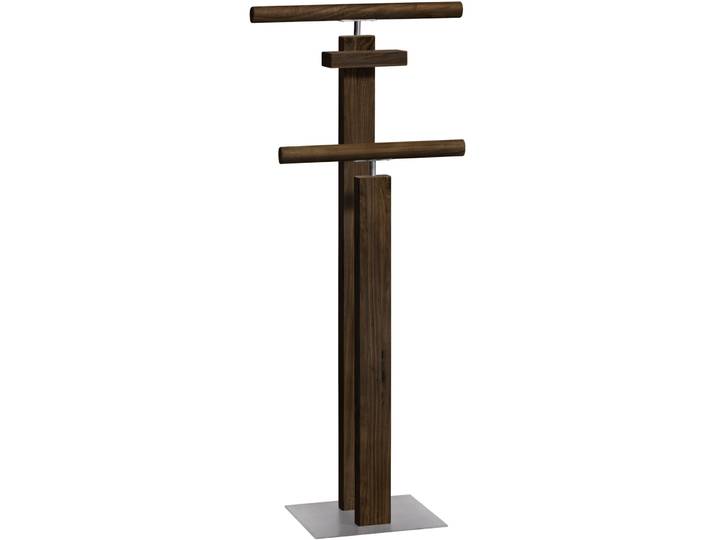 Hasena Herrendiener Claudio Metall: 42-Alu / Holz: 82-Nussbaum, geölt Nussbaum, Stahl B 45 cm - Herrendiener