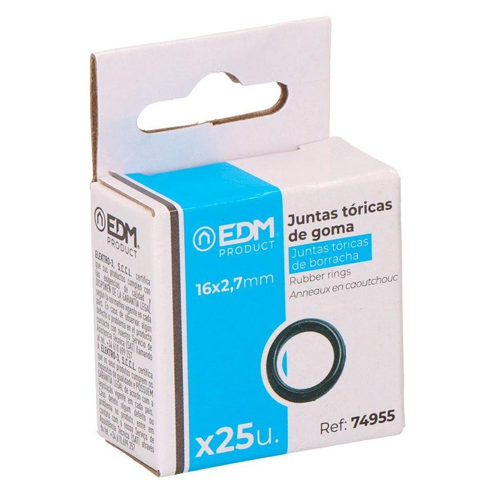EDM Rubber o-rings (replacement quick irrigation connection), 25 units (65221118)