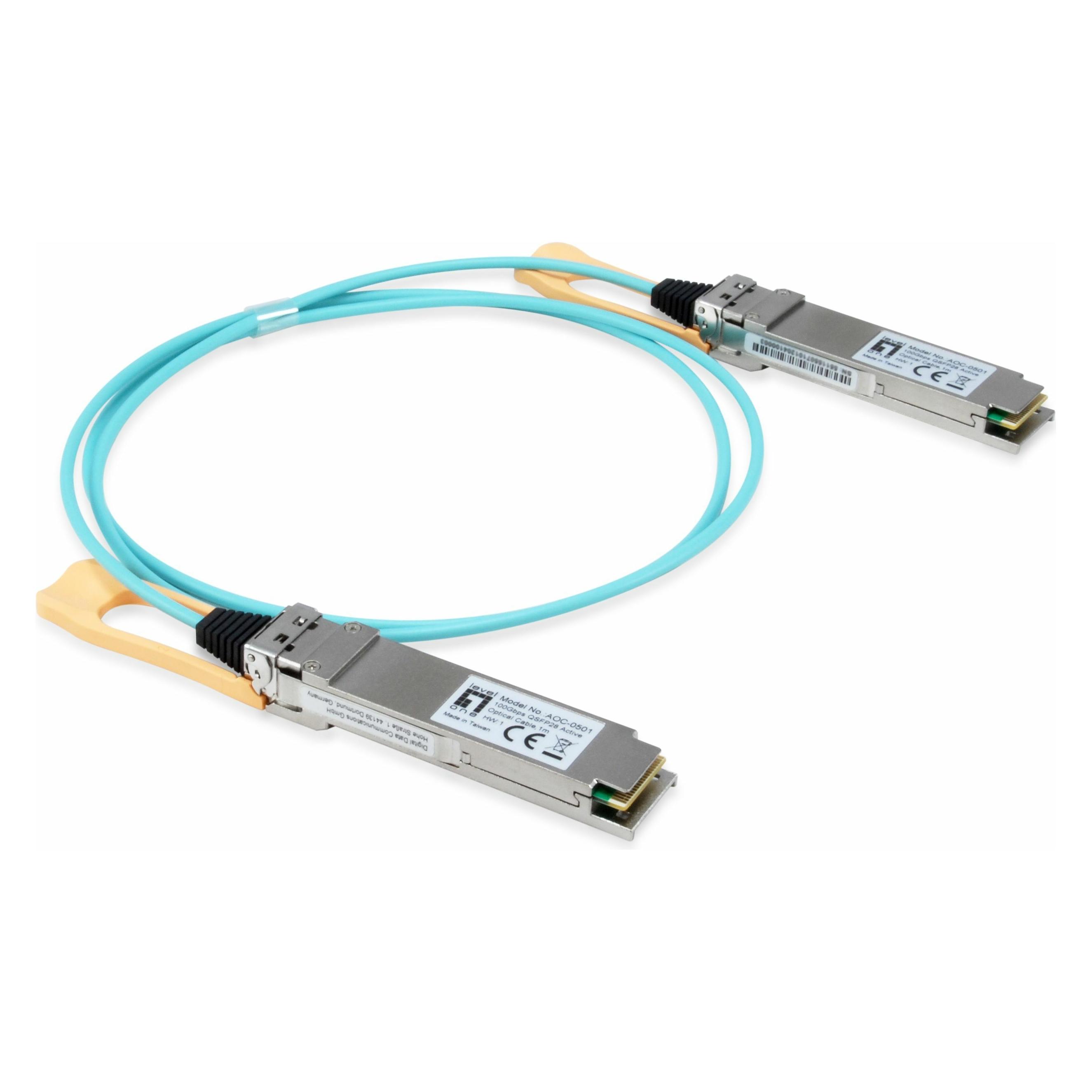 LevelOne AOC-0503 Netzwerk-Transceiver-Modul Faseroptik QSFP28 850 nm (AOC-0503)