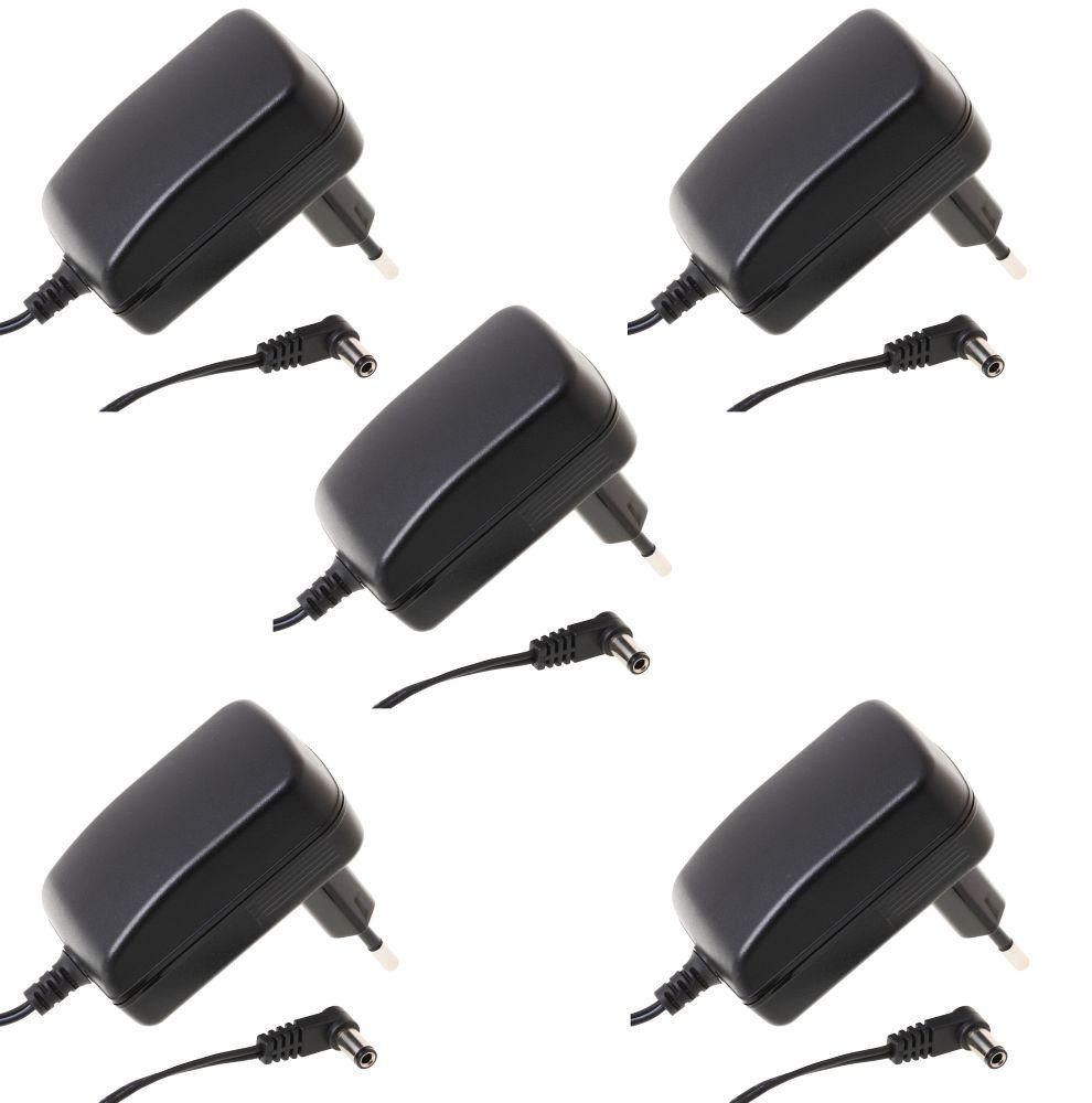 Gigaset PRO vervangingsonderdelen N670/N720/N870: set van 5 EU-netadapters/voedingseenheden