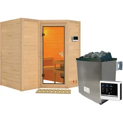 Karibu Sahib 1-9 kW Ofen-Steuergerät-Ohne Dachkranz