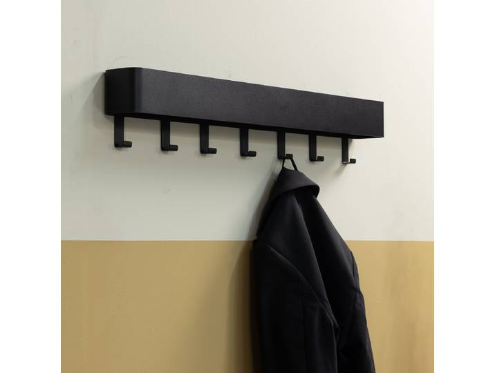Garderobenleiste Dax Play 72cm Schwarz/Schwarz