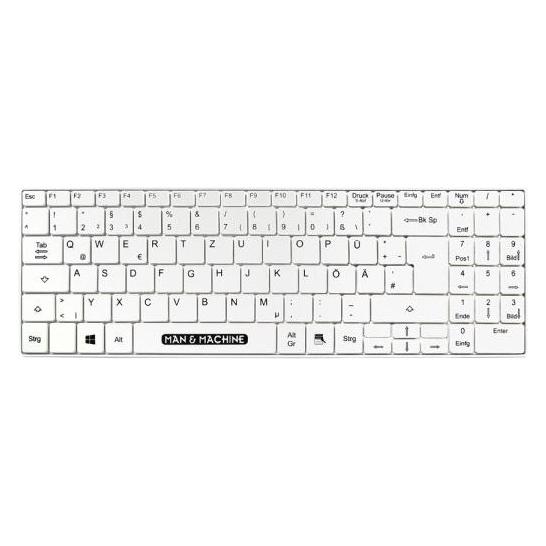 Man & Machine Europe manmachi man&machine keyboard its cool weiss hygienetastatur.usb.99 tasten.de (DE, Kabelgebunden) (ITSC/DE/W5)