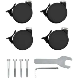 Stokke® SleepiTM Rollensatz für Sleepi V3, schwarz