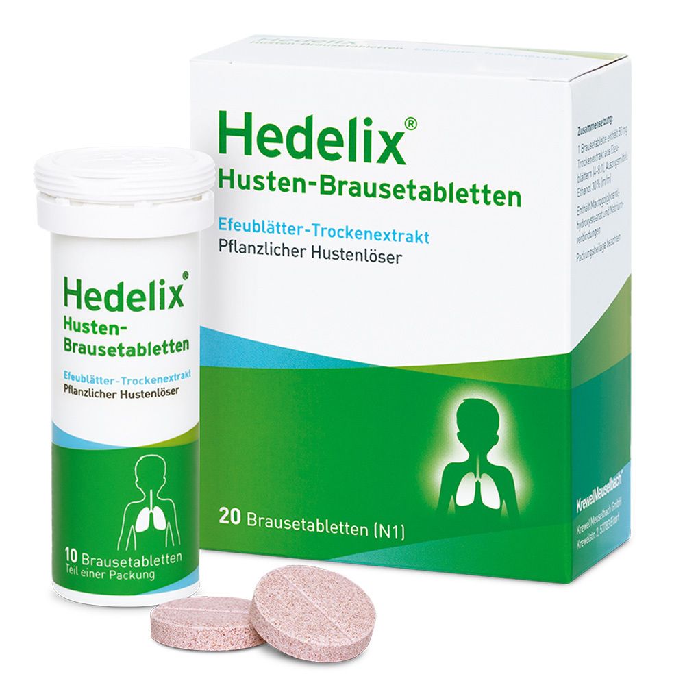 Hedelix Husten-Brausetabletten 20 St Brausetabletten