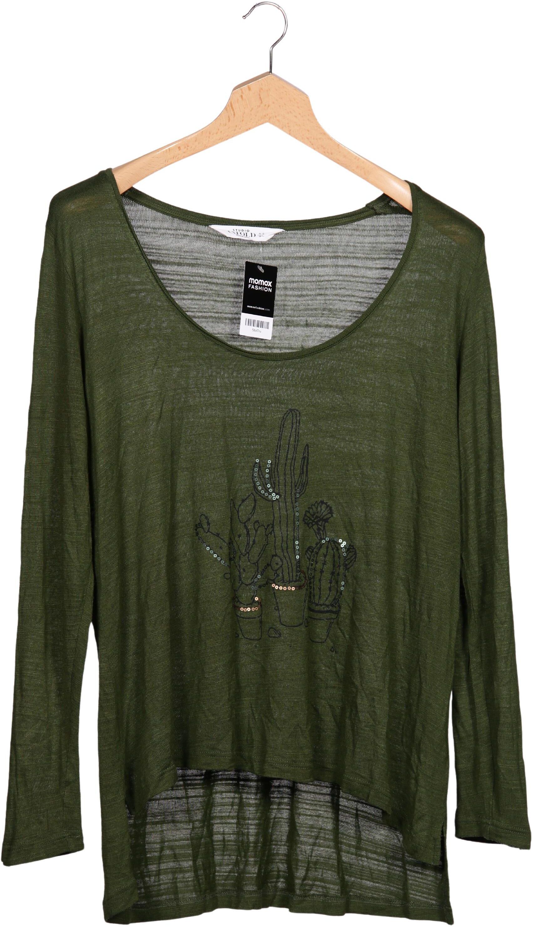 Studio Untold Damen Pullover, Grün, Gr. XL, Synthetik - Second Hand